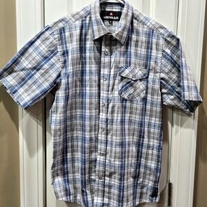 Airwalk Boy's Blue Plaid Shirt